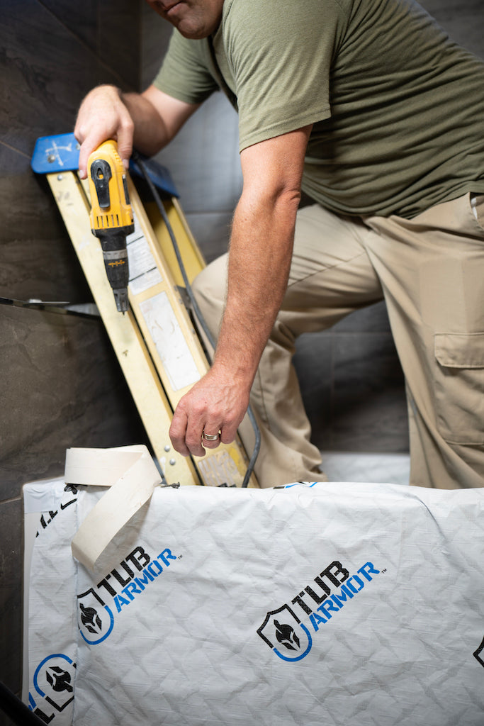 How to Install Tub Armor for Jobsite Protection