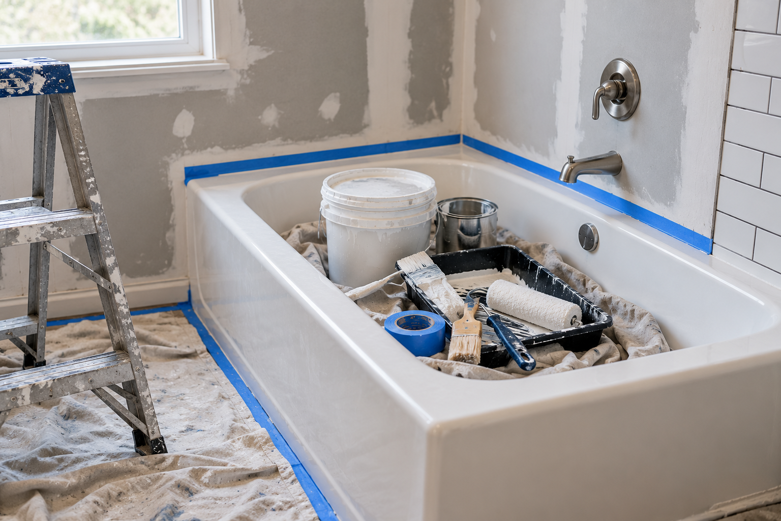 Common Causes of Tub Damage on Jobsites (And Why Makeshift Protection Often Fails)